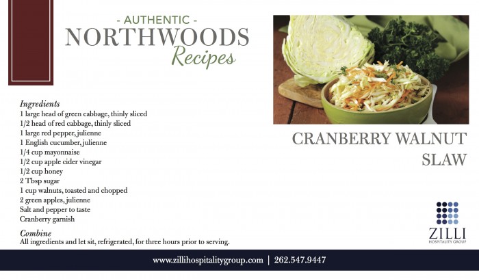 Cranberry walnut slaw recipe