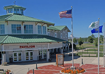 Outside view of the Washington County Park Pavilion