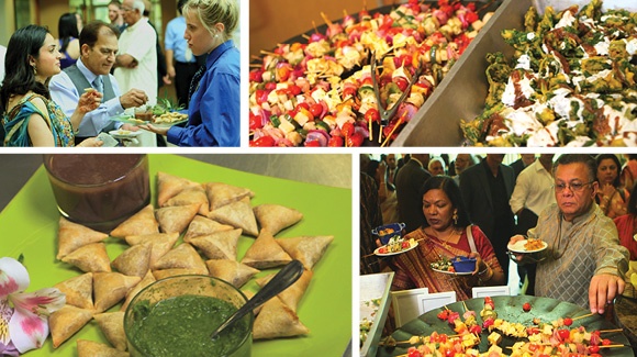 ZHG's Indian Cuisine at Nayana & Arun's wedding.