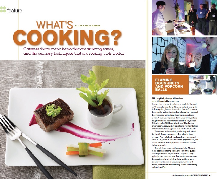 Zilli Hospitality Group Featured in What's Cooking?