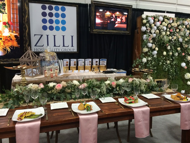 elegant wedding dining demonstration
