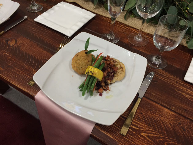 Plated Wedding Entree
