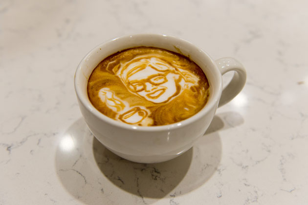 World-Class Coffee Artists Masterpiece 