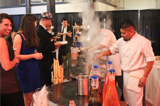 Interactive food stations