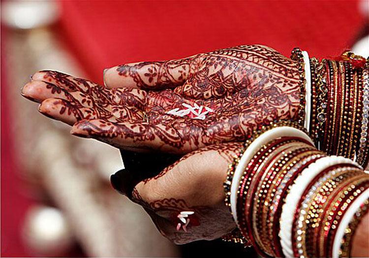 Henna Designs at an Indian Wedding