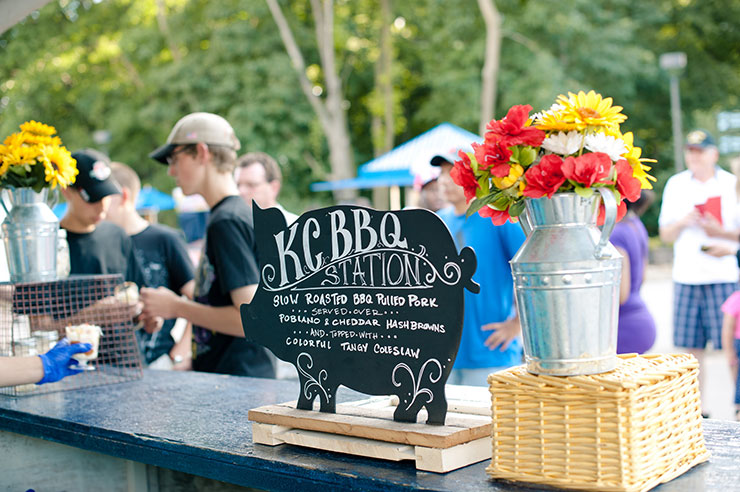 Carolina hand-pulled BBQ pork