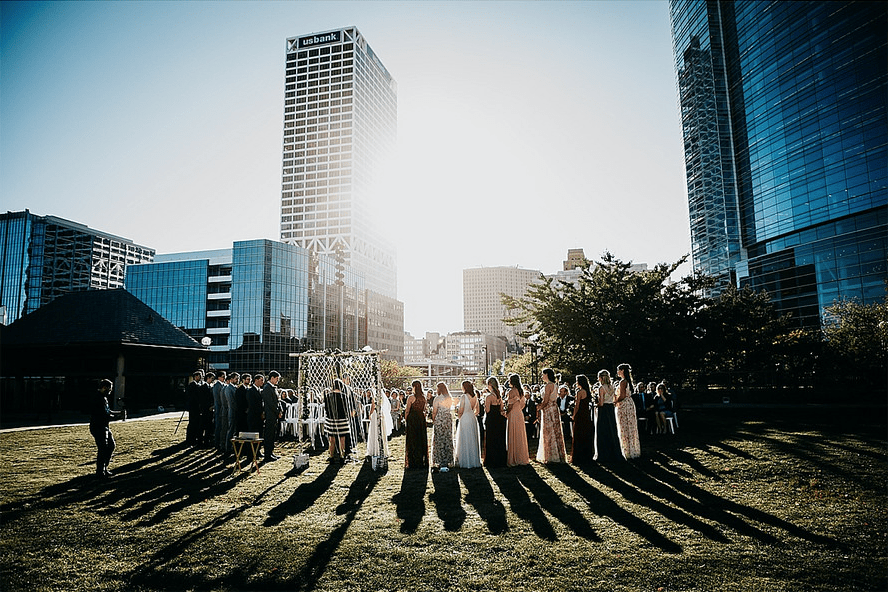 Outdoor Wedding at North Gardens