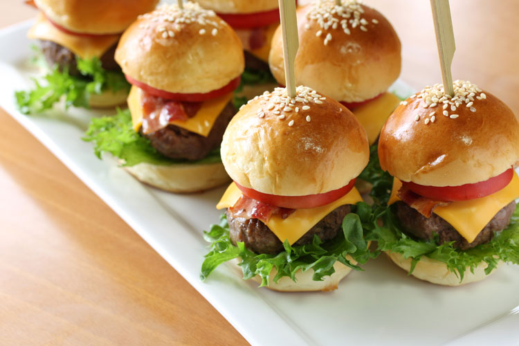 Mini cheeseburgers