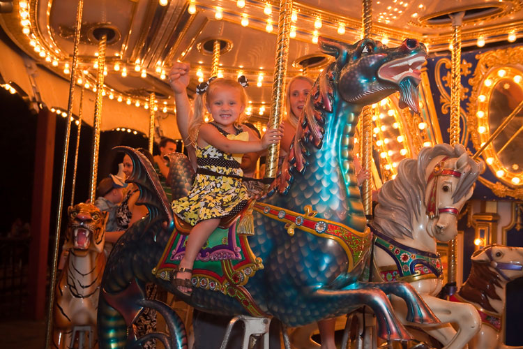 Amusement Rides at Circus Themed Picnic