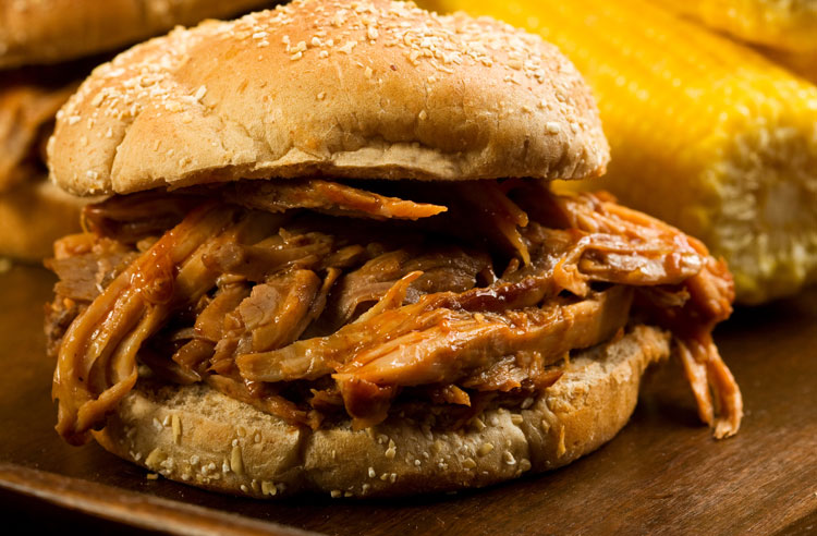 Pulled Pork at Circus Themed Picnic Milwaukee Food