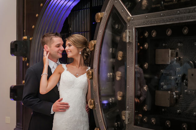 Bride and Groom at Milwaukee County Historical Society