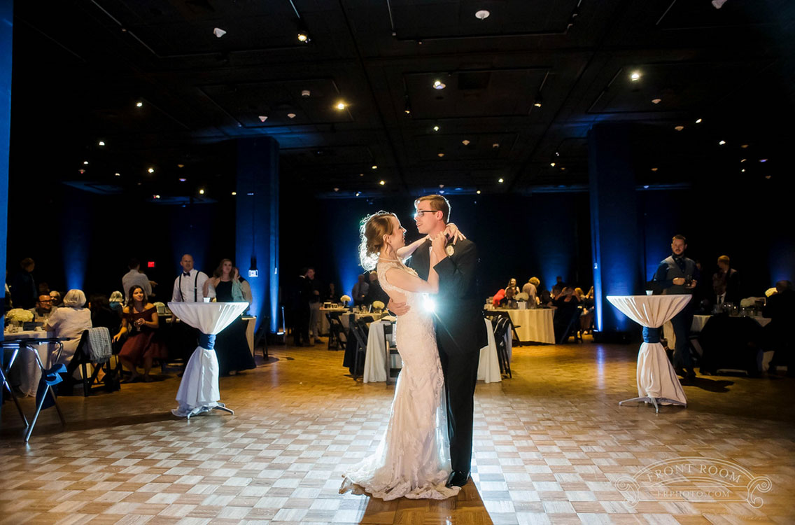 Bride and Groom First Dance at Milwaukee Public Museum Wedding