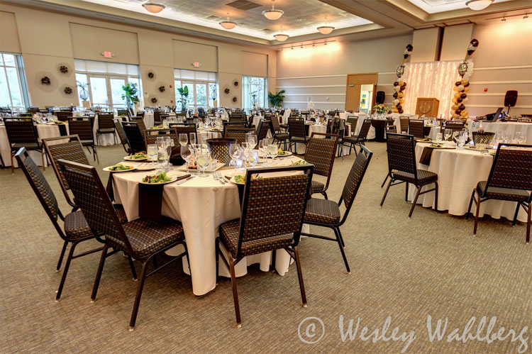 Boerner Hall Set Up With Shaved Fennel Salad