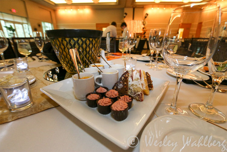 Raspberry Cheesecake Tartlette, Creme Brulee and Assorted Dessert Bars