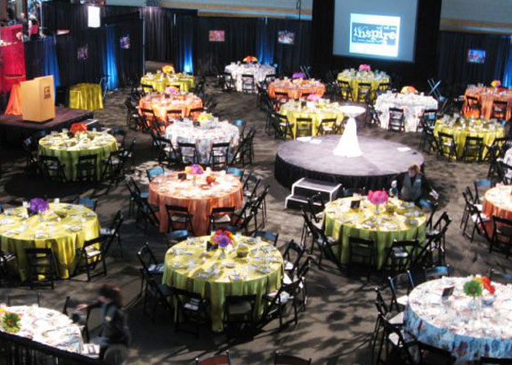 Event table set up.