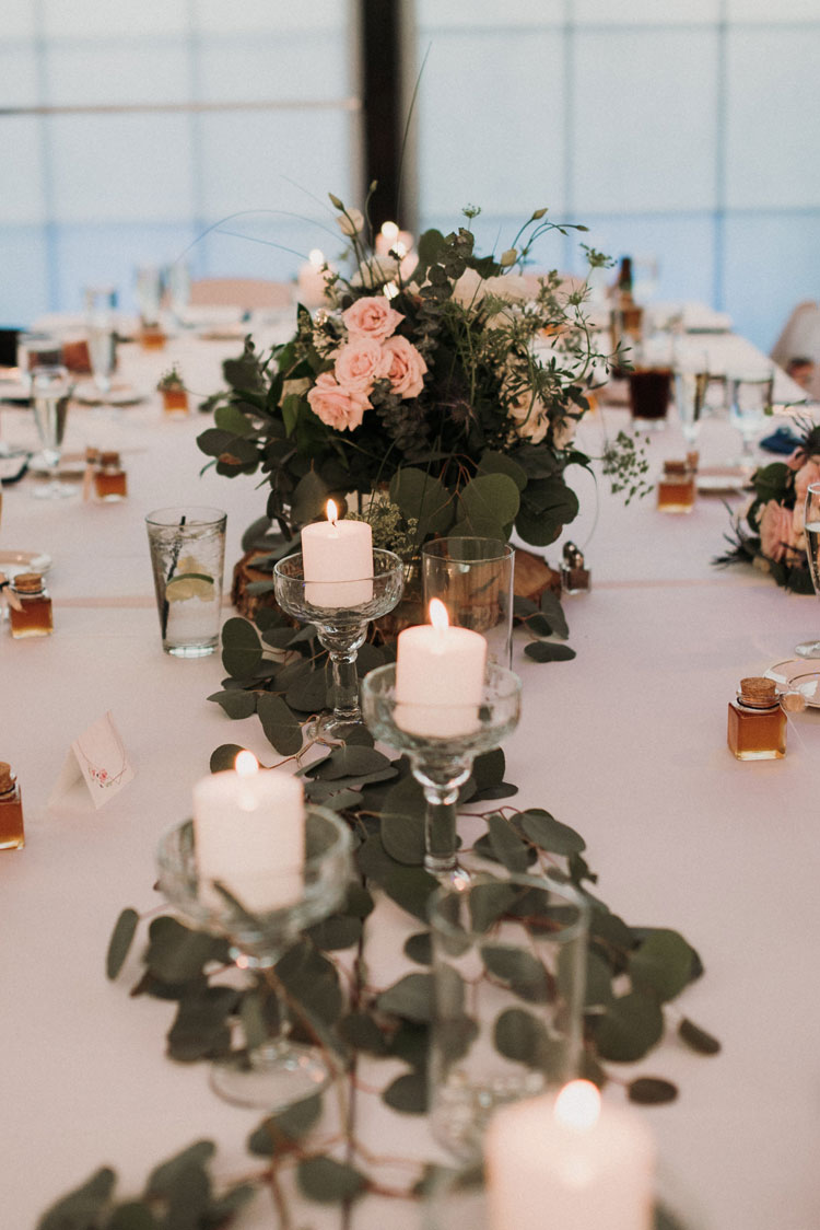 Centerpiece at Domes Wedding Ceremony