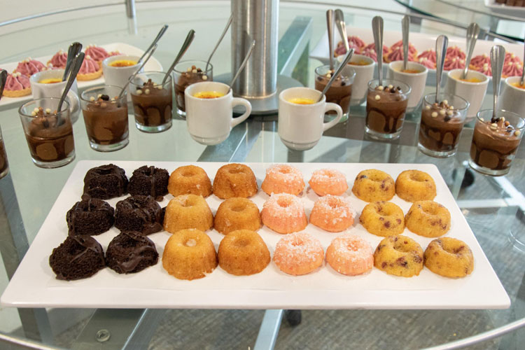 A table filled with desserts