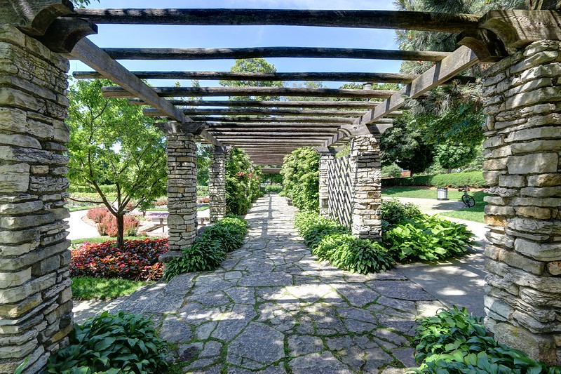 Frame park rotary walkway.