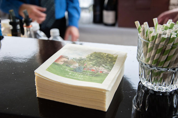 Custom Wedding Cocktail Napkins