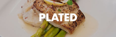 Sample plated menu