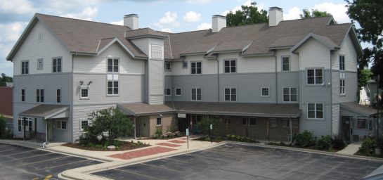 3 story apartment complex