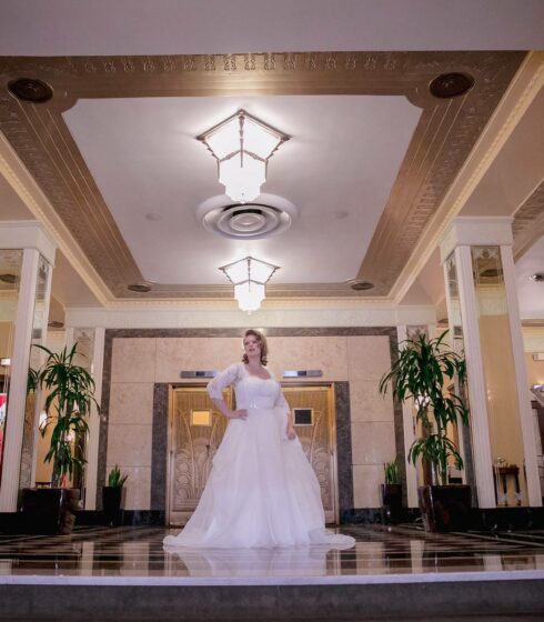 bride on her wedding day