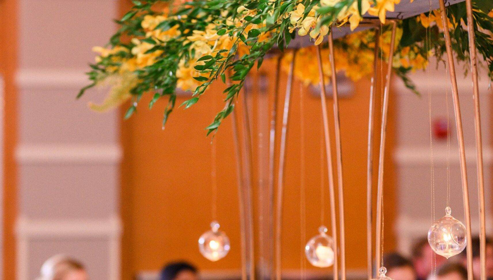 large floral arrangement at Boerner Botanical Gardens