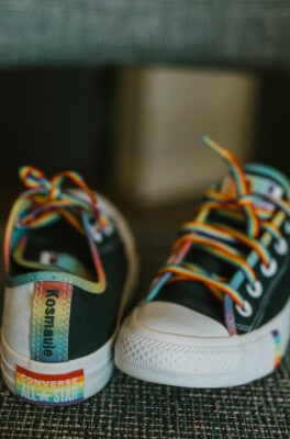 pride wedding shoes
