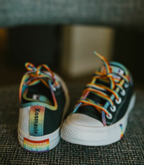 pride wedding shoes