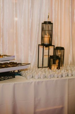 dessert table at wedding