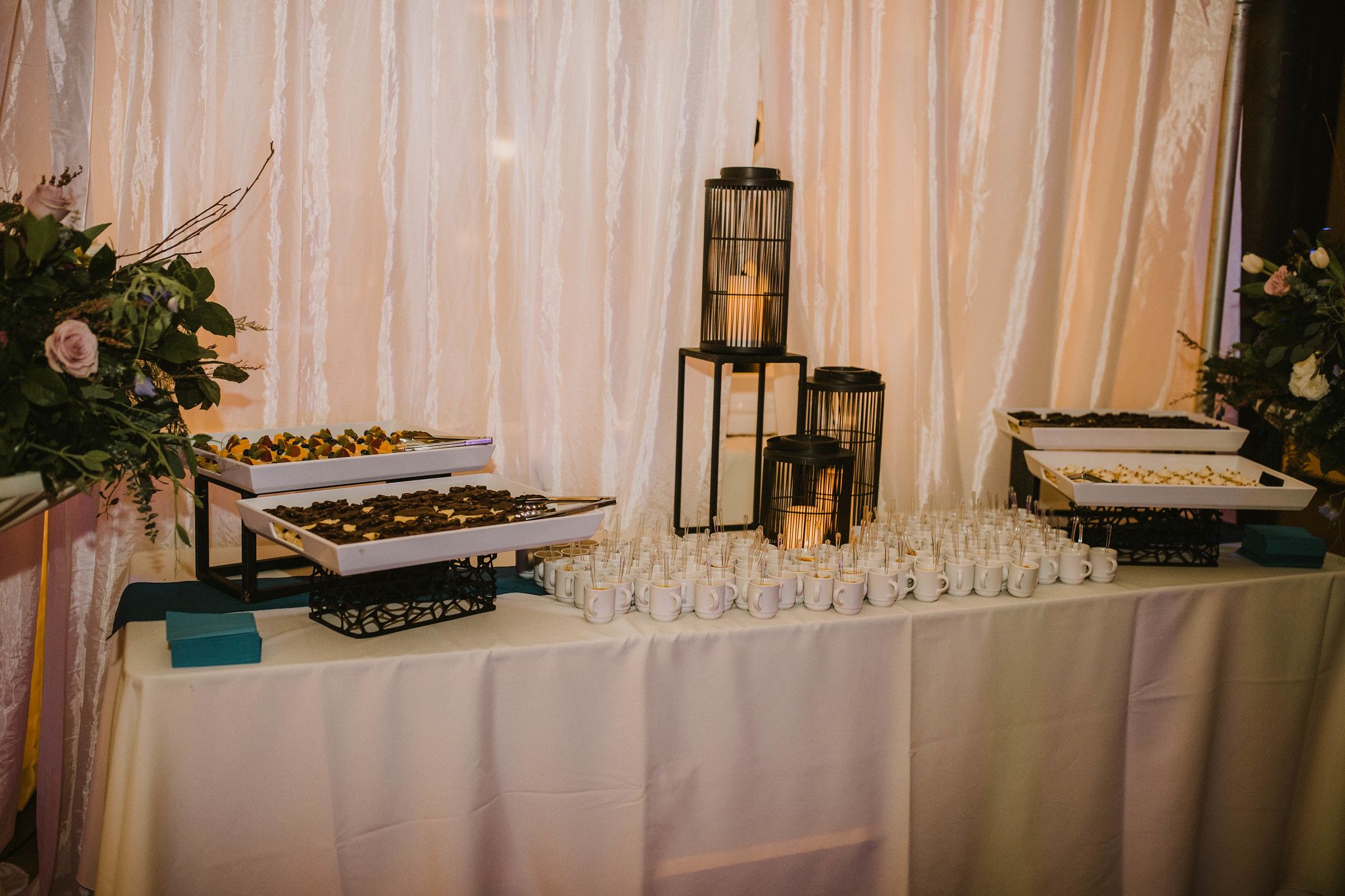 dessert table at wedding