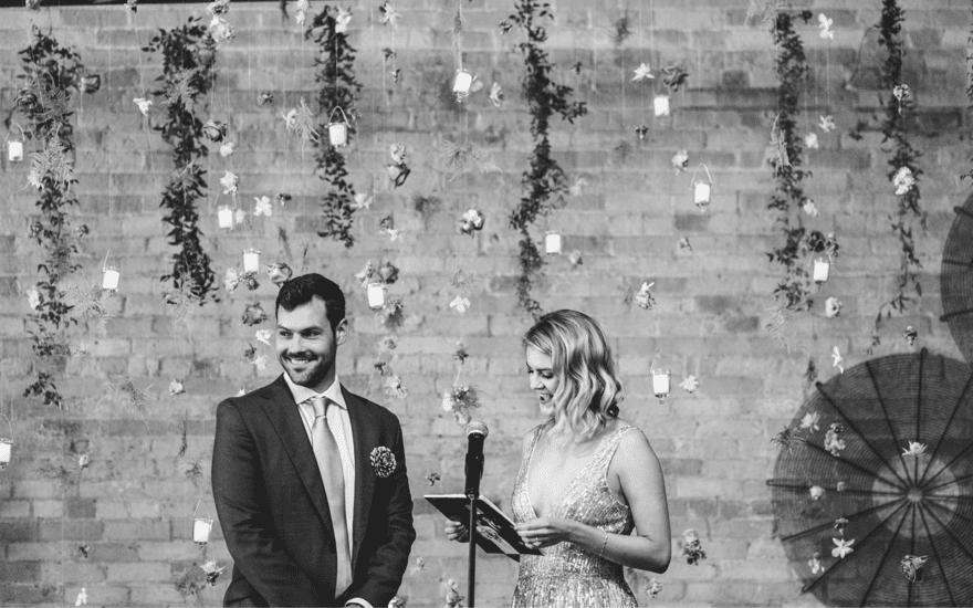 wedding couple ceremony