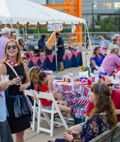 guests interacting milwaukee picnic parties