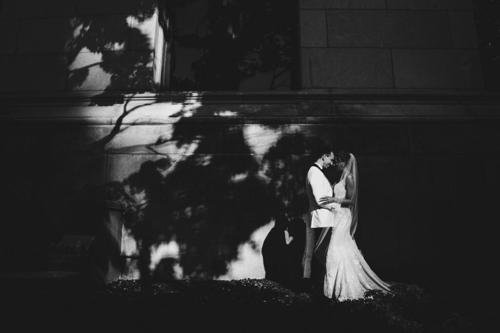 couple kissing outdoor