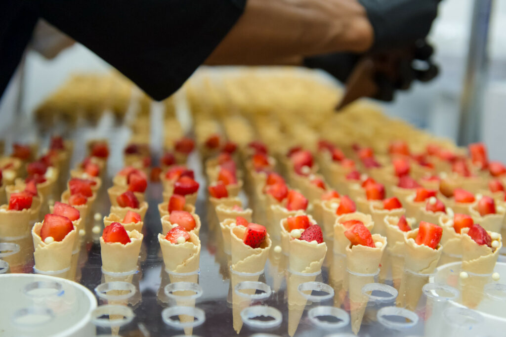 fruit cone dessert