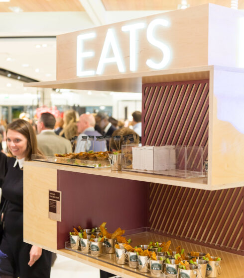 store display for food