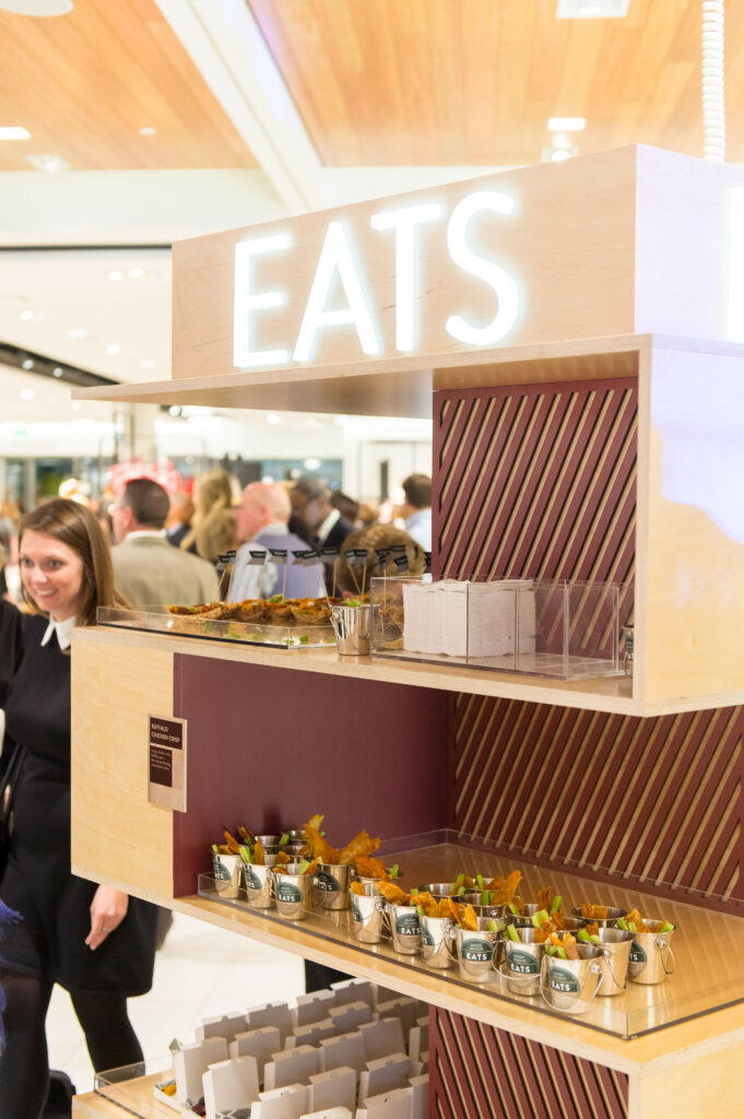 store display for food
