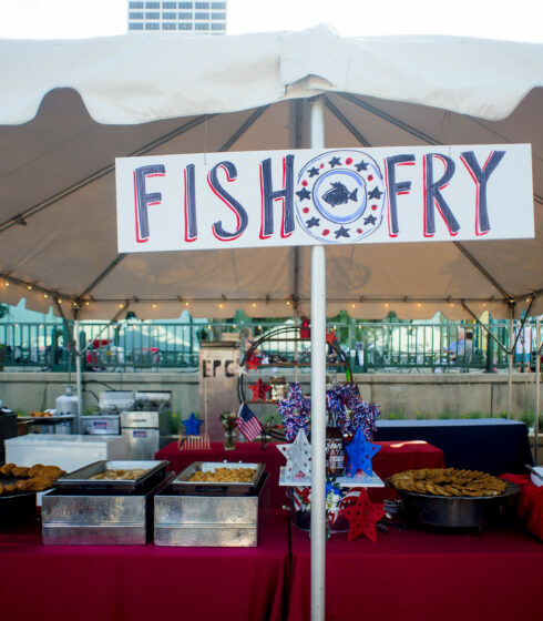 fish fry food tent