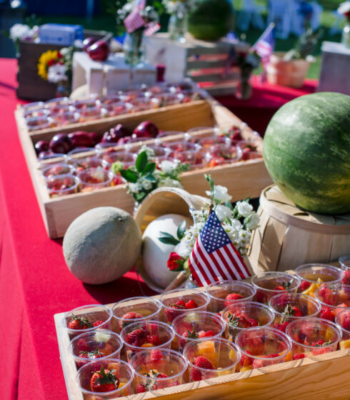 fresh fruit display