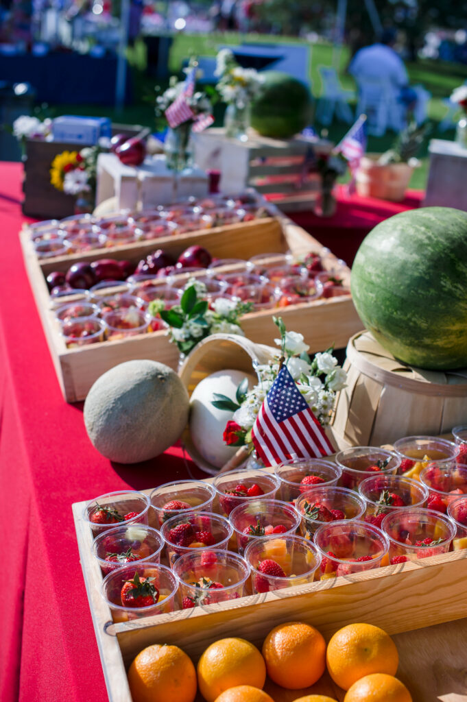 fresh fruit display