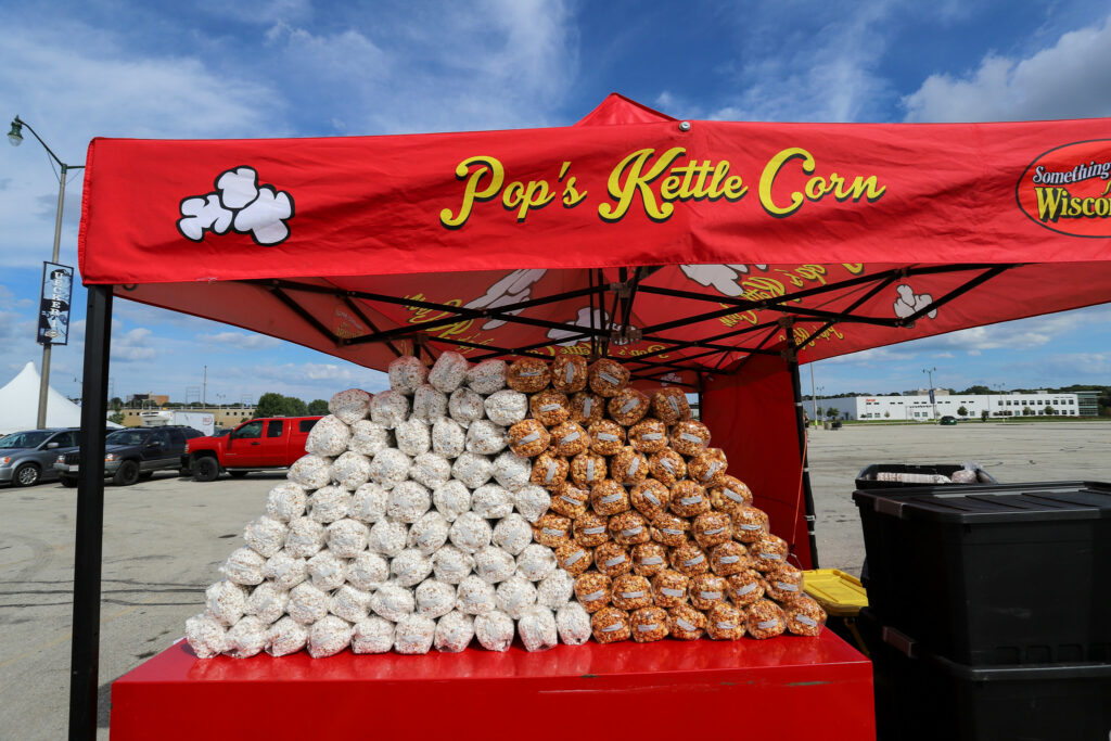 popcorn tent at tailgate