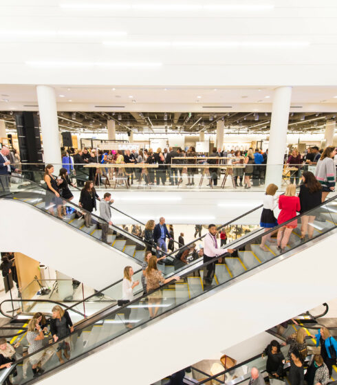 escalator at nordstrom