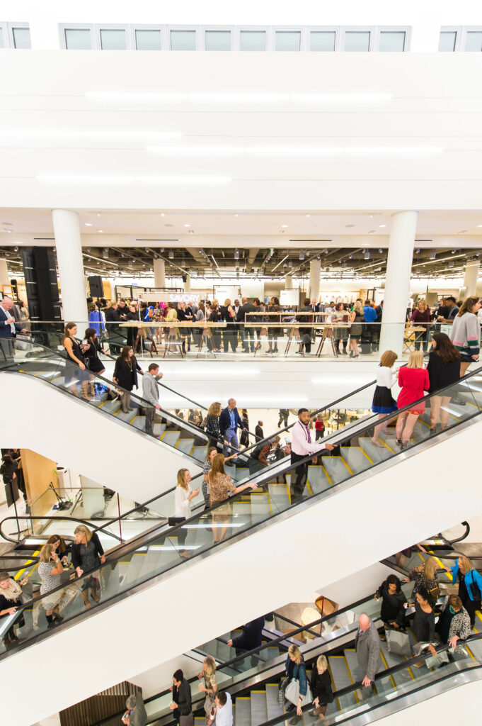 escalator at nordstrom