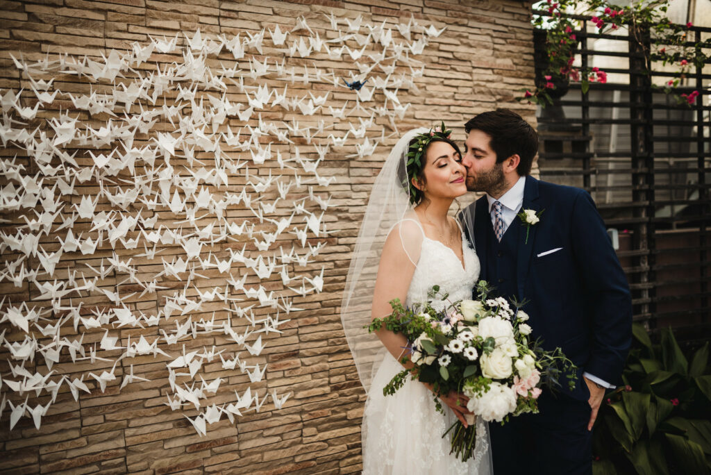wedding paper wall decor