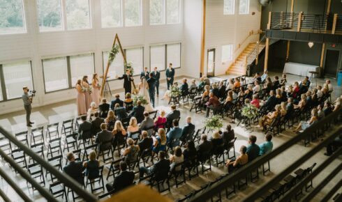 Wedding ceremony at Fete